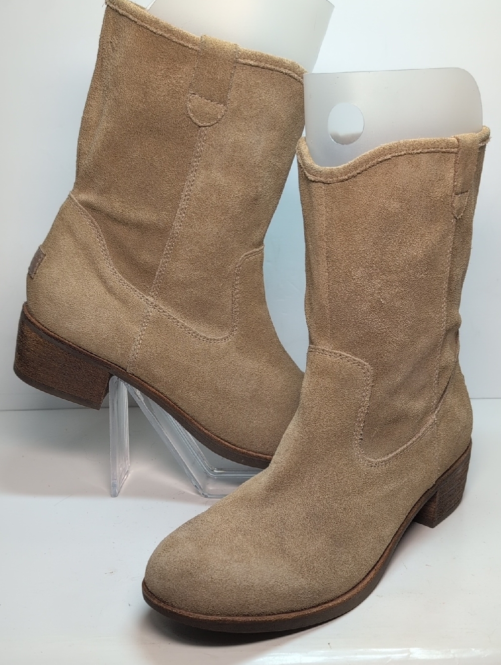 UGG Rioni western inspired mid calf suede boots women's size 9 EU 40 - Picture 7 of 14